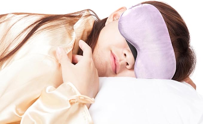 LMGERBUD Sleep Eye Mask for Sleeping,Soft and Comfortable Fabric, Eye Shade Cover for Travel Nap