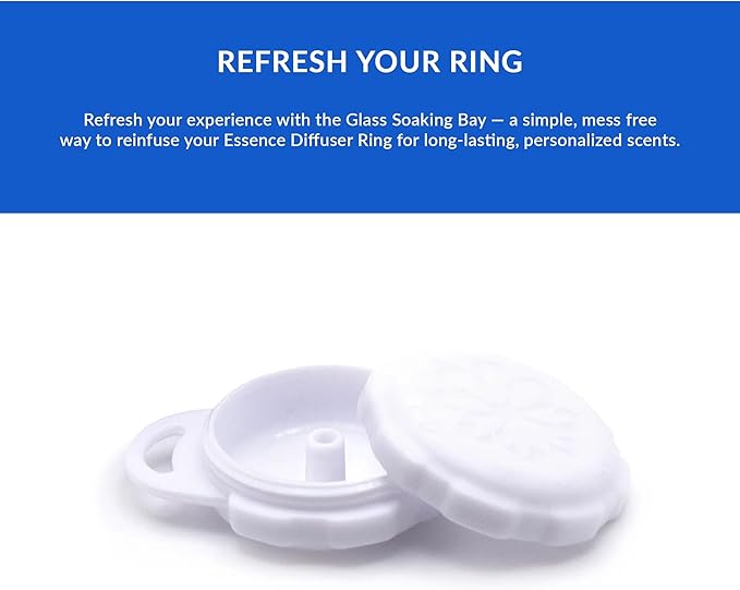 Essence Refresh Kit | Featured Blends Essential Oils | Aromatherapy Nasal Diffuser | Personal Scent Clip for Travel, Work & Everyday Use | Made in USA | Energy | White Pod