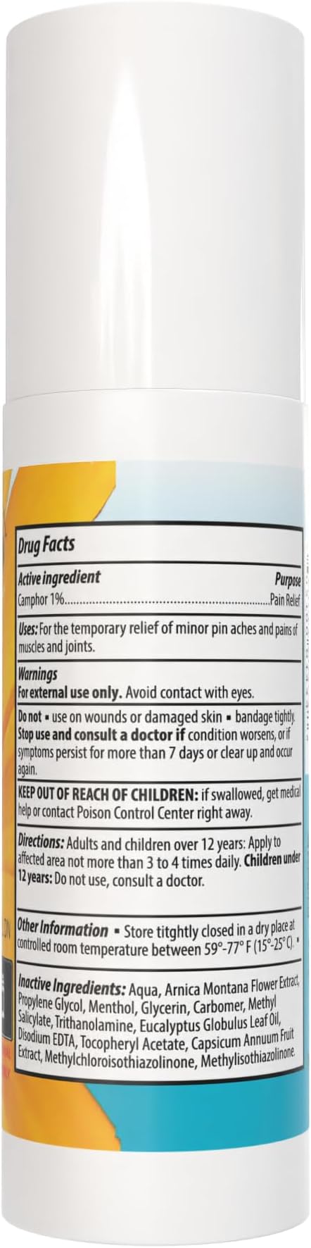 Sanar Naturals Arnica Roll On, 3 oz | Fast Acting Muscle Rub Relief & Joint Support | Soothing Topical Arnica Clear Gel for Post Workout and Daily Use | Non-Greasy, Travel Size
