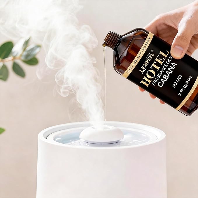 Luxury Hotel Scent Aroma Oil 500 mL (16.9 fl oz), Inspired 5 Star Hotel Fragrance Oil for Diffuser, Long Lasting Calming Aromatherapy Oil