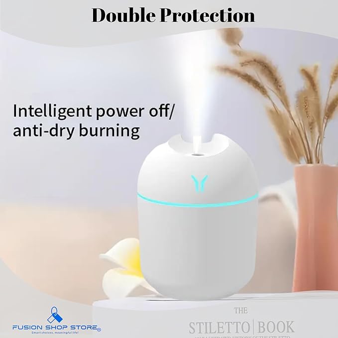 Essential Oil Diffuser & Air Freshener – Ultrasonic Cool Mist Humidifier – Quiet Aromatherapy Diffuser for Home, Office & Bedroom
