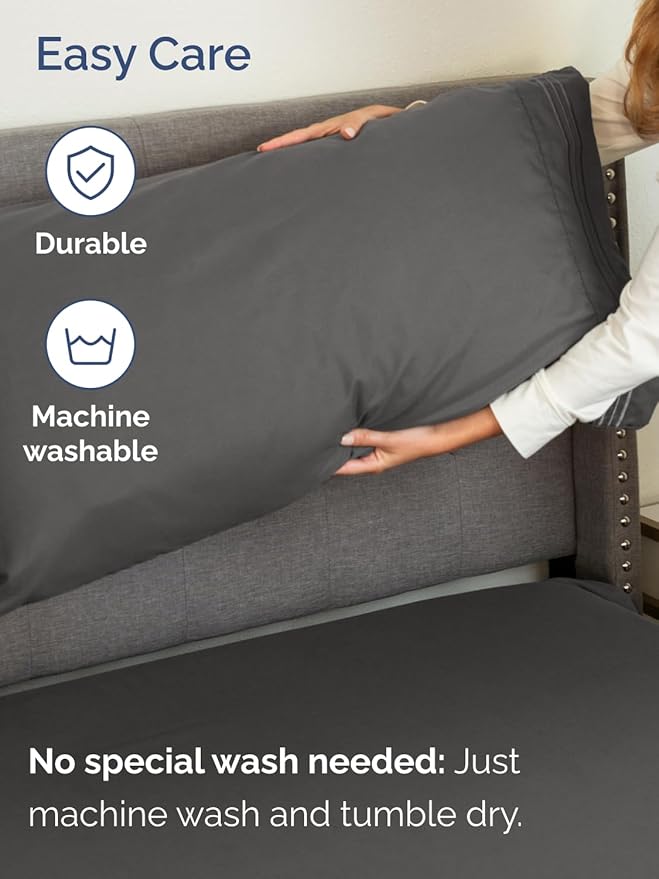 Extra Deep Cal King Sheet Set - 6 Piece Breathable and Cooling Sheets - Hotel Luxury Bedding for Women, Men, Kids & Teens - Easy & Secure Fit - Soft and Wrinkle Free - Extra Deep Pockets - Charcoal