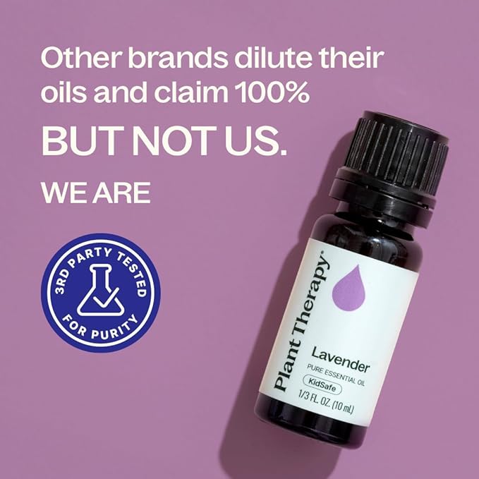 Plant Therapy Lavender Essential Oil 100% Pure, Undiluted, Natural Aromatherapy, Therapeutic Grade 100 mL (3.3 oz)