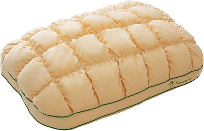 YOUR MOON Fluffy Support Bed Pillow Standard Size, Luxury Hotel Quality Bed Pillows for Side Sleeper, Super Soft Premium Down Alternative Filling Pillow for Sleeping (Yellow)