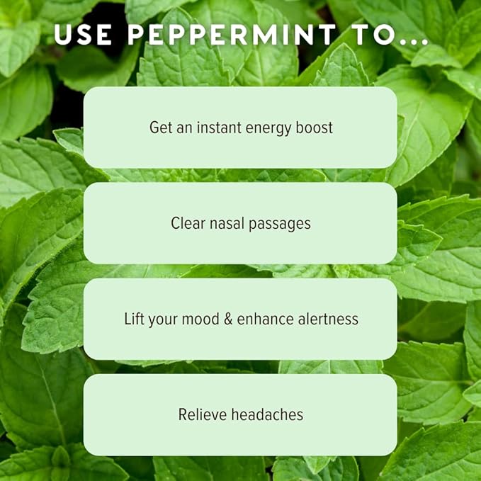 MOXE Peppermint Essential Oil Nasal Inhaler, Therapeutic No-Mess Aromatherapy, Cooling, Refreshing, Invigorating, Uplifts Mood and Positivity, Pure and Undiluted, Made in USA (3 Pack)
