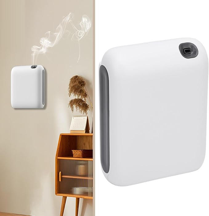 Smart Aromatherapy Diffuser, 200ml Ultrasonic Essential Oil Diffuser with Mobile APP Control and Timing Function, Relaxing Fragrance Machine for Home Office Living Room Bathroom