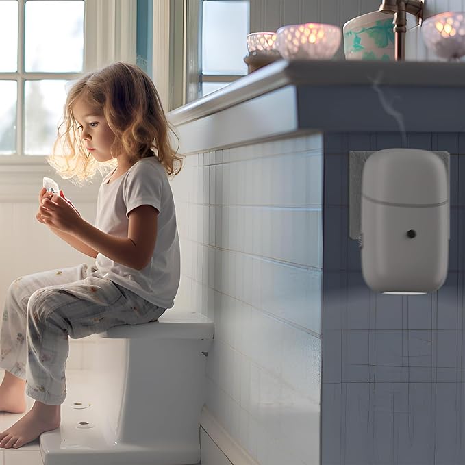 Plug in Waterless Diffuser, Essential Oil Diffuser for Home, Office, Up to 500 Sq. FT Coverage, Small Plug in Wall Waterless Diffuser for Scent Air