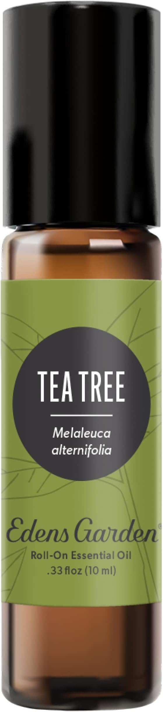 Edens Garden Tea Tree Essential Oil Roll-On- 100% Pure Premium Grade, Natural, Therapeutic, Aromatherapy, Kid & Skin Safe, The Best for Body, Health, Face Pre-Diluted 10 ml (.33 fl oz)