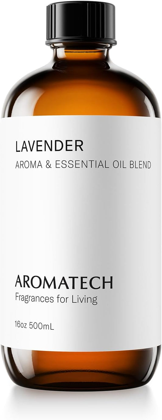 Aromatech Lavender Aroma Essential Oil Blend: Hotel Inspired Aromatherapy with for Ultrasonic Diffusers & Nebulizers (500 mL)
