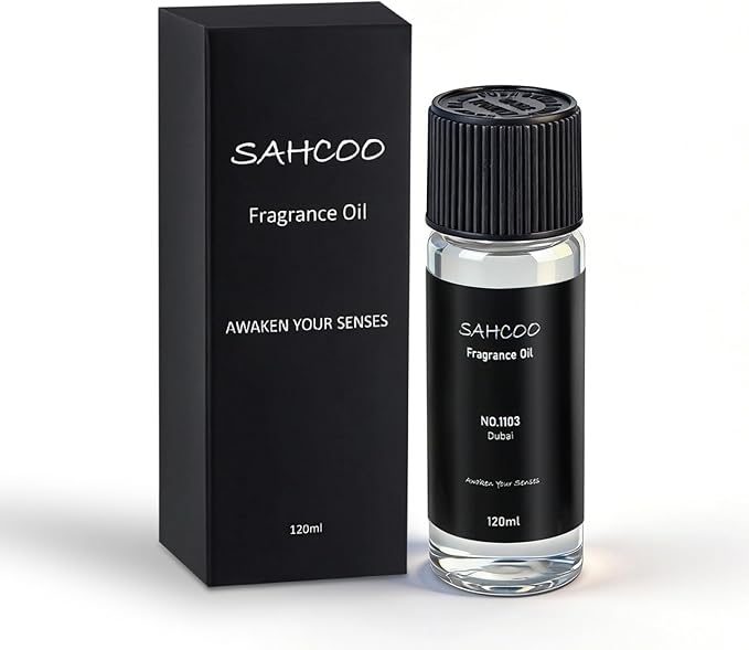 Hotel Diffuser Oil Set Inspired by 5-Star Hotel Scent, Most Popular Fragrance Oil 120ml, Natural Aromatherapy Oils for Cars & Home Products, Room Sprays - Dubai