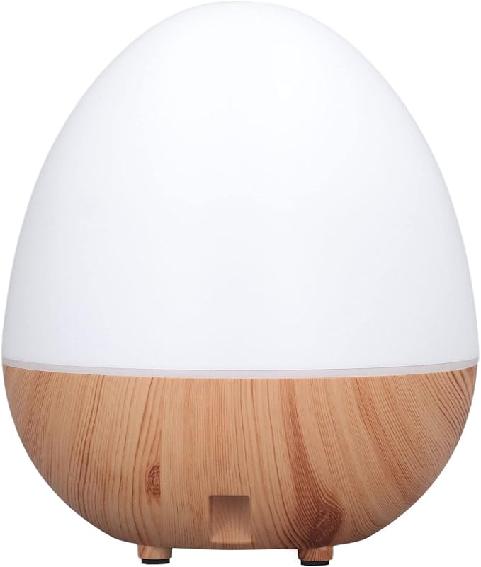 250ml Essential Oil Diffuser Automatic Shut Off 35db Low No USB Powered Wooden Humidifier with Night Light for Bedroom Automatic Shut Off Essential Oil Diffuser Adopts No Power