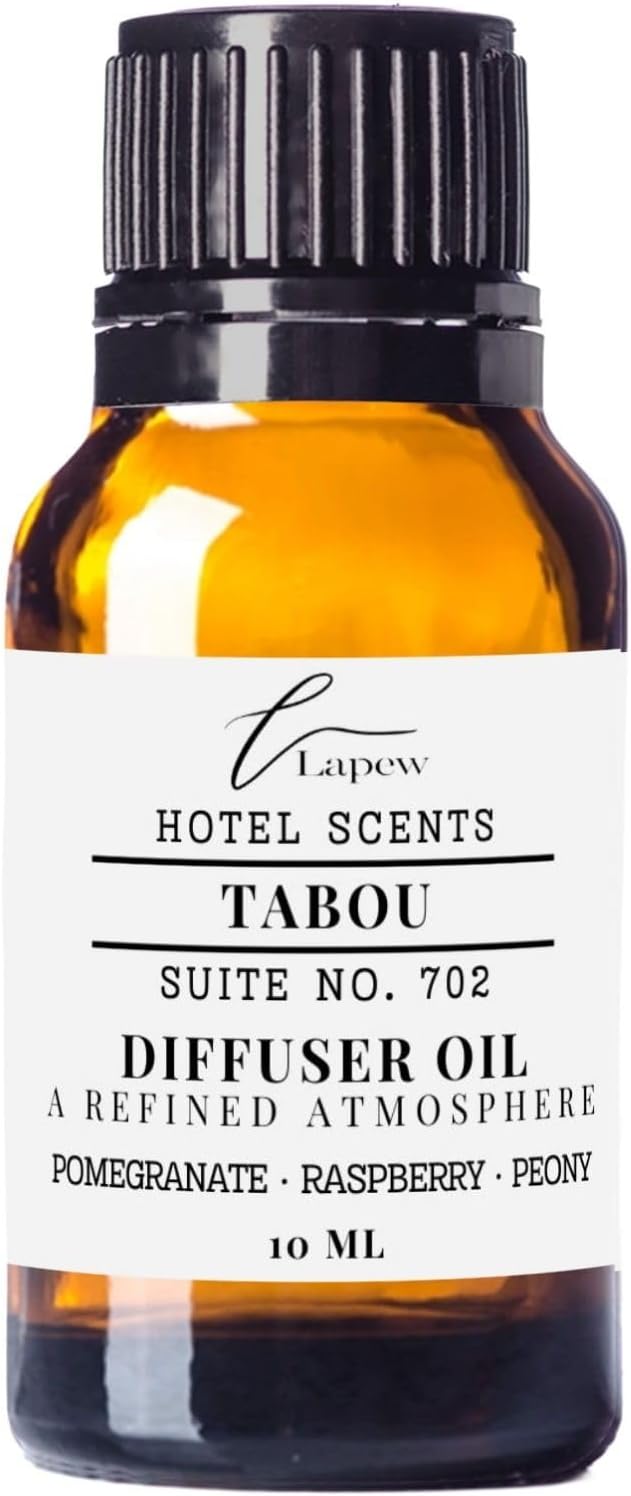 Lapew Hotel Scents Luxury Diffuser Oil | Tabou Suite 702 | Inspired by the Palms Hotel Las Vegas | Hotel Fragrance Oil for Nebulizer & Waterless Diffuser | 10ml