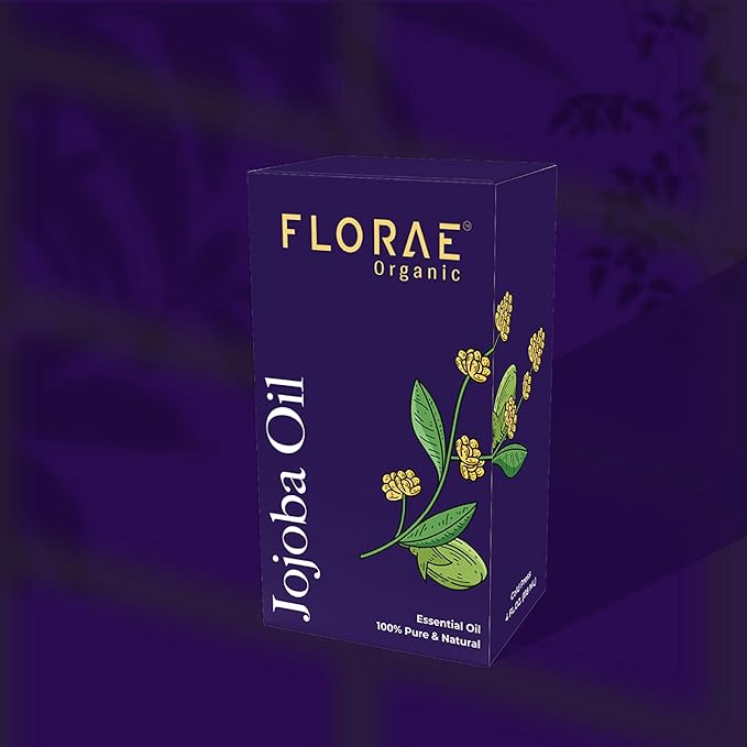 Jojoba Essential Oil 4 Fl Oz 100% Pure and Natural Essential Oil with Dropper for Diffuser Aromatherapy Massage Candle and Soap Making Fragrance (118 Ml)