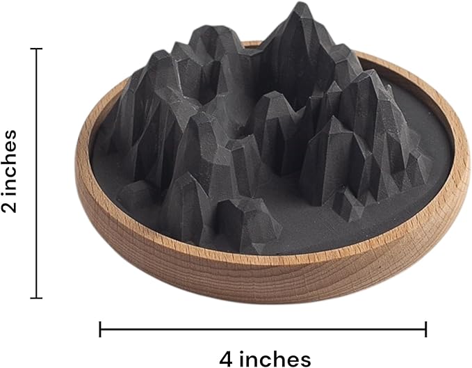 Mountain Peaks Passive Aroma Diffuser – Modern Home Décor & Essential Oil Diffuser (Onyx)