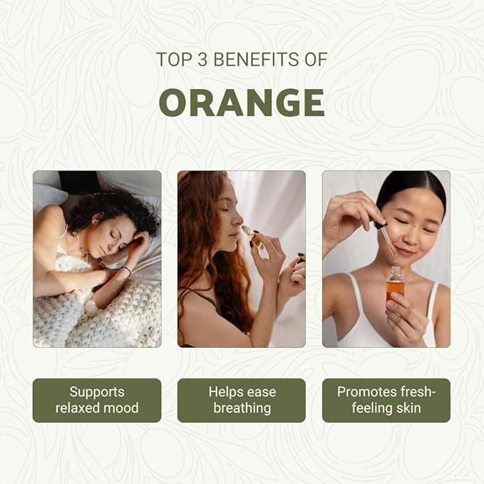 Orange Essential Oil - Direct from Citrusmade in Sicily- Aceite de Naranja Dulce for Home Care, Skincare $ Aromatherapy - Premium Therapeutic Grade (8oz)