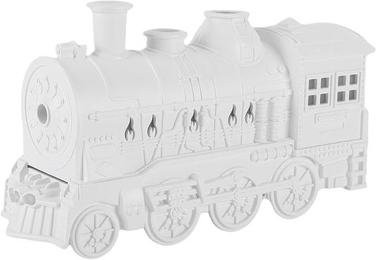 Bewinner Train Humidifier with Night Light, Essential Oil Diffuser, Large Room Aromatherapy Diffuser Cool Mist Humidifier for Office Bedroom, Dual Spray Modes, (White)