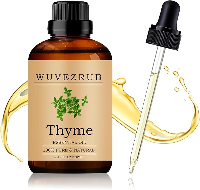 Thyme Essential Oil 120ML - 100% Pure and Natural Oils for Aromatherapy Diffuser - 4 Fl Oz/Thyme