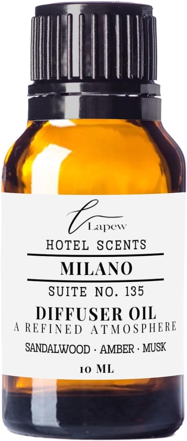 Lapew Hotel Scents Luxury Diffuser Oil | Milano Suite 135 | Inspired by the Westin Hotel | Hotel Fragrance Oil for Nebulizer & Waterless Diffuser | 10ml