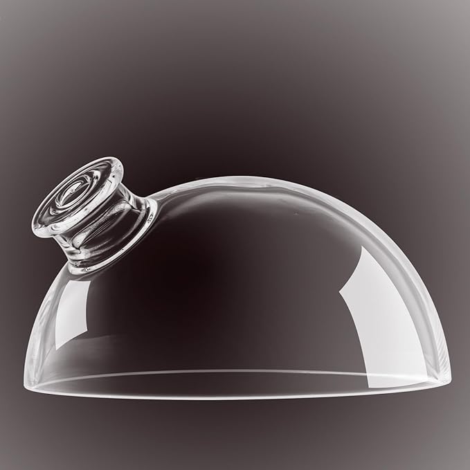 Essential Oil Diffuser Glass Dome,The Diameter is 4.75 Inches, 2.1Inches High,Not Fit for All The Diffuser，Please Choose Carefully