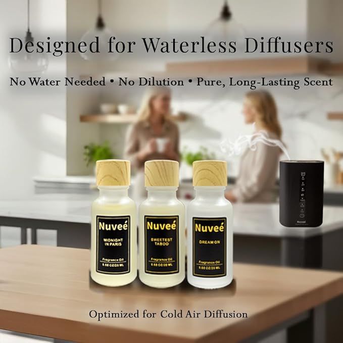 Hotel Collection Fragrance Oil Set - Inspired by Iconic Hotel Experiences - Luxury Oils for Waterless Diffusers, Long Lasting Home Fragrance - 3 x 20ml Gift Set