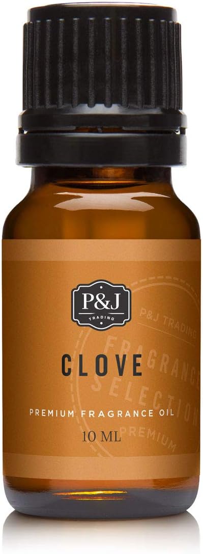 P&J Trading Fragrance Oil for Diffusers for Home - Clove 10ml Fragrance Scents for Candle Making - Soap Making Supplies & Car Diffuser Scents