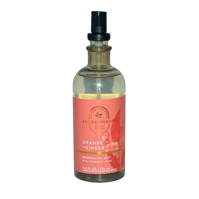 Bath & Body Works Essential Oil Mist, 5.3oz Each (Orange Ginger)