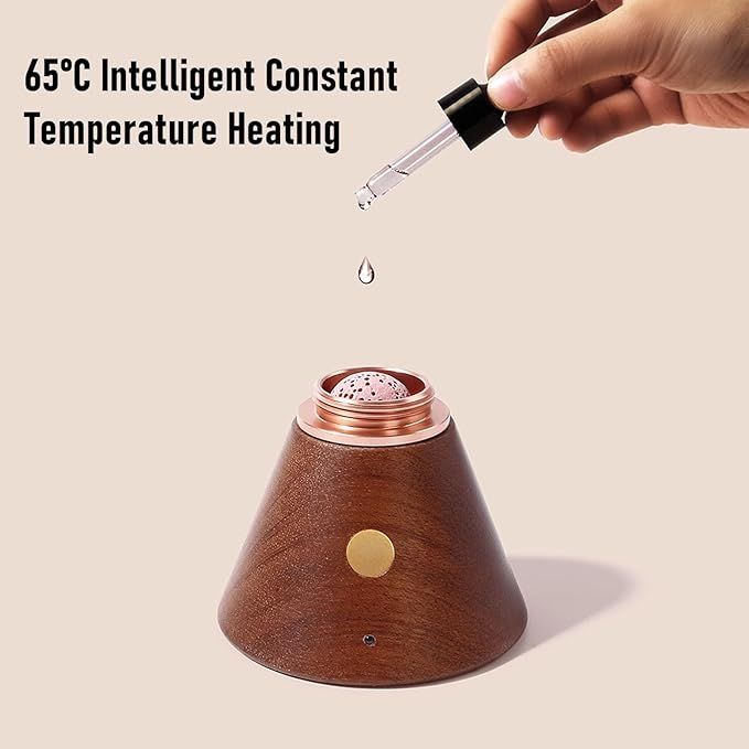 Yosoo Health Gear Waterless Essential Oil Diffuser, Scent Diffuser, Auto Shut Off, for Home Office Bedroom