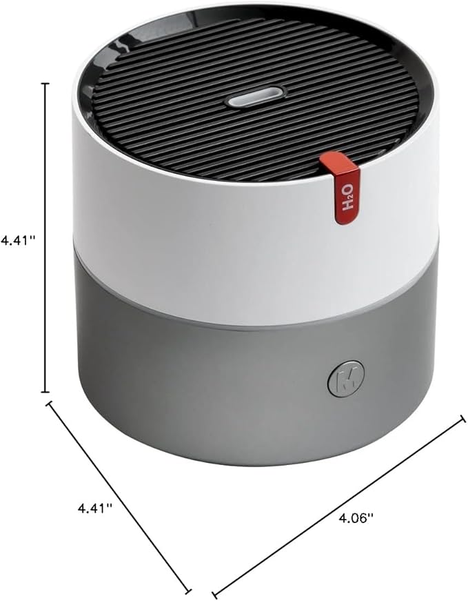 SENMUL Essential Oil Diffuser, Aroma Diffuser Humidifier 230ml Portable 7 Changing Colors Ultrasonic Noiseless for Bedroom Home Office Yoga Meditation Relaxation (White)