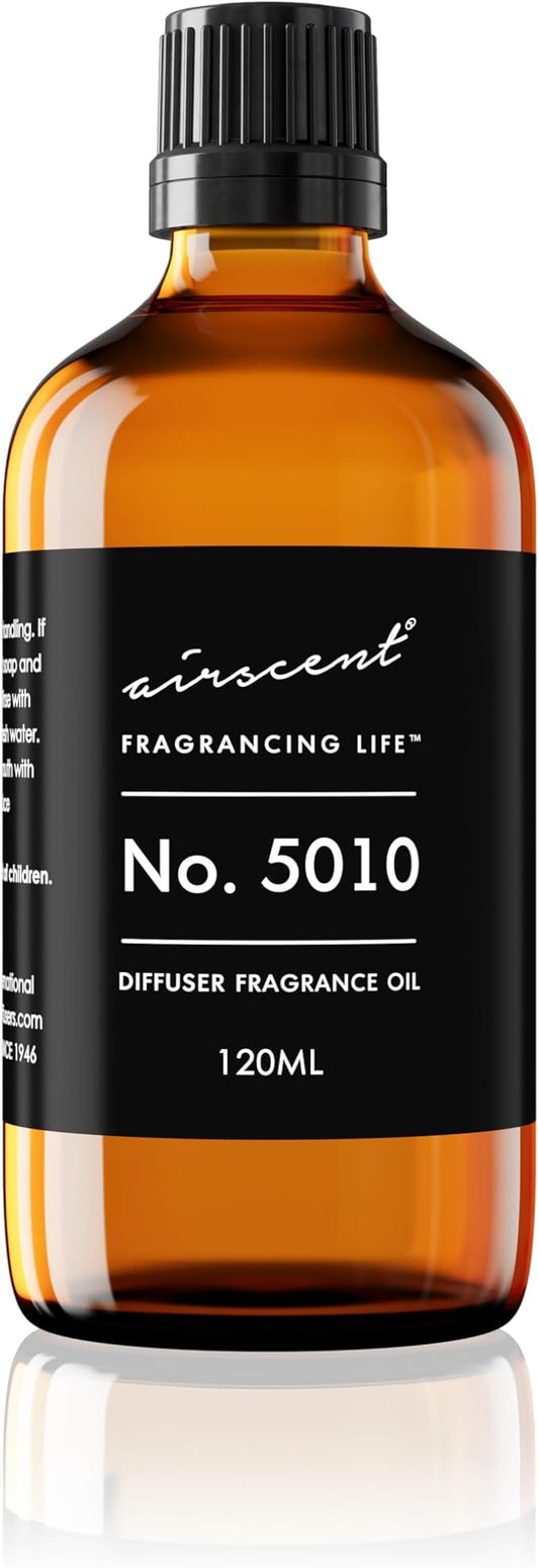 AirScent No. 5010 Perfume Dupe Diffuser Oil Inspired by T. Ford's Cherry Parfum - Black Cherry Vanilla & Cherry Liqueur - 120 mL Fragrance Oil for Ultrasonic and Waterless Diffusers and Crafting