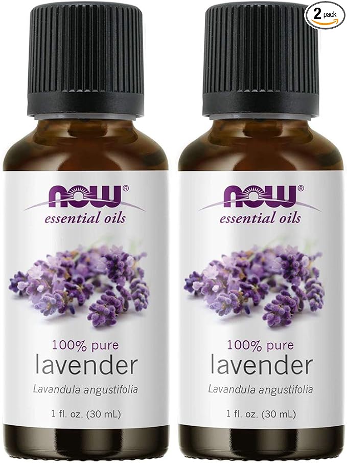 NOW Foods Lavender Oil, 1 Fluid Ounce (2 Pack)