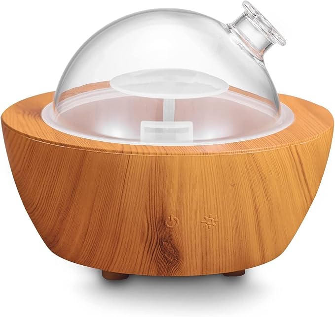 Essential Oil Diffuser Glass Dome,The Diameter is 4.75 Inches, 2.1Inches High,Not Fit for All The Diffuser，Please Choose Carefully