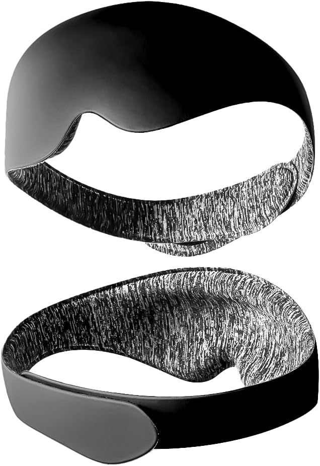 100% Light Blocking 3D Sleep Mask for Side Sleeper, Ultralight Soft Light Breathable Eye Mask for Women Men, Protable Eye Cover for Travel Flight Nap