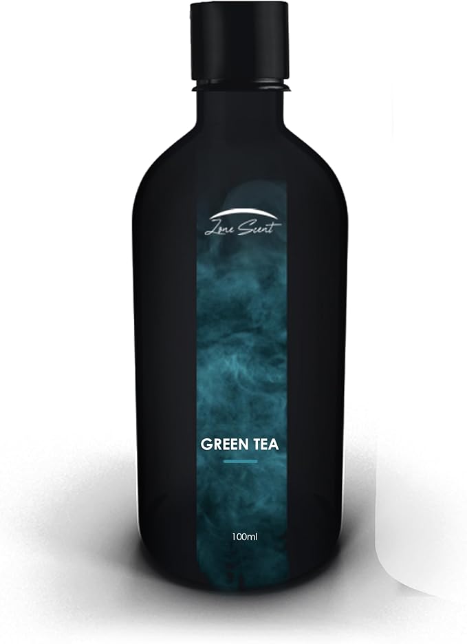 Green Tea Essential Oil for Diffusers - Premium Aromatherapy Oils Set for Home and Hotel, Scented Oil Diffuser for Relaxation, Eco-Friendly, Safe for Family and Pets, Diffuser Refill 100ml