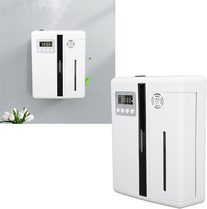 Smart Air Machine ABS Diffuser Low Noise White 160ml Capacity Plugin Smart Sensor Design for Home (US Plug 100‑240v)