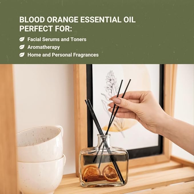 Blood Orange Essential Oil - Direct from Citrusmade in Sicily - Pure Essential Oil for Diffusers and Aromatherapy - Natural Citrus Scent | 100% Pure Therapeutic Grade (2lbs)