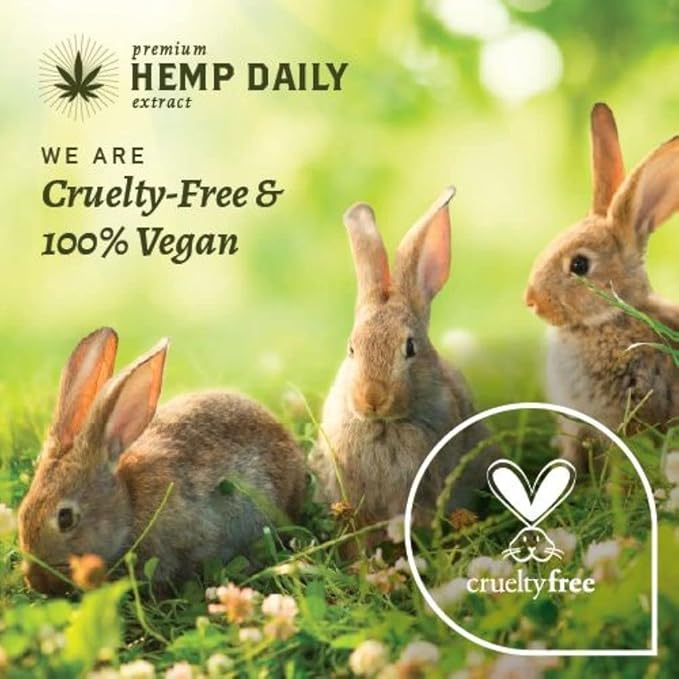 Premium Hemp Extract Daily Triple Moisturizing Cream - Topical Rub with Essential Oils and Moisturizer - Vegan, Organic Ingredients - Classic Mint, 1.70 oz - Pack of 3