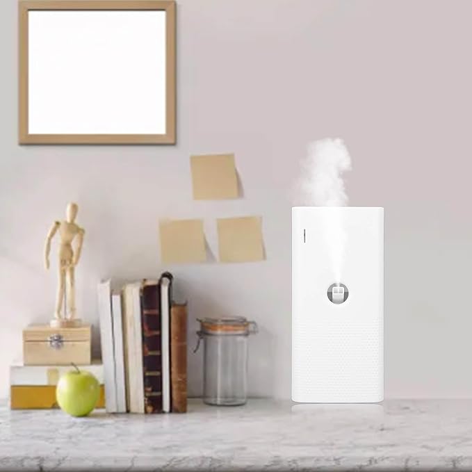 Essential Oil Diffuser, Quiet Aromatherapy Diffuser, Home Fragrance Diffuser, Scent Air Machine for Home Office Bedroom Bathroom (White)