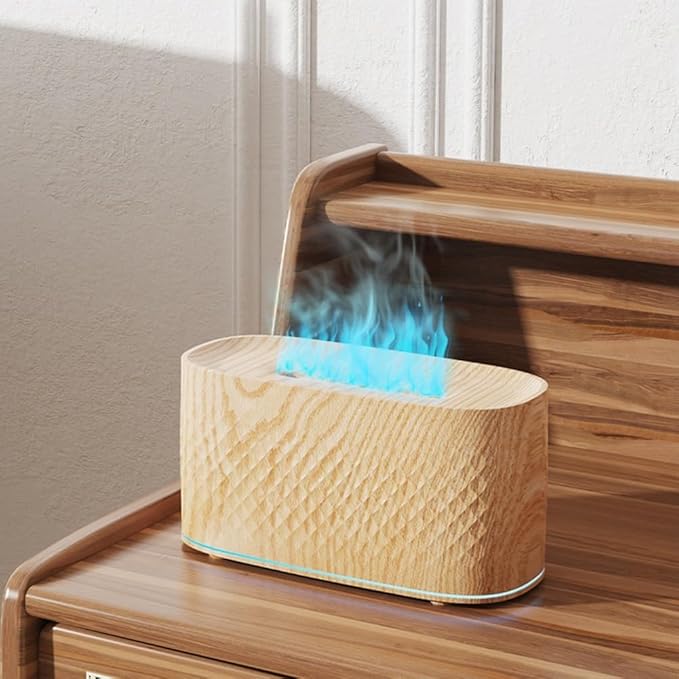 160ml Essential Oil Diffuser with Auto Shut Off and 7 Color Night Lights, Provides Continuous and Intermittent Spray Modes for Home and Office