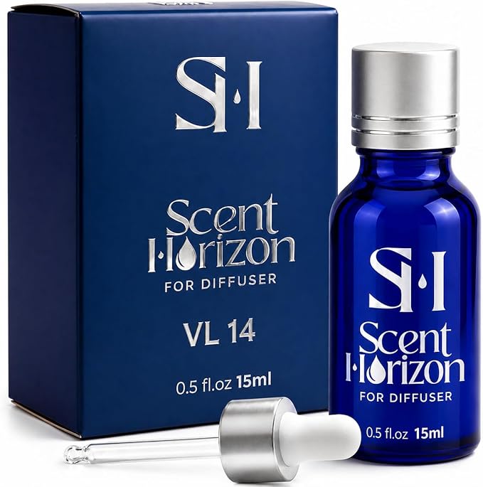 Vanilla VL14 Hotel Scent Diffuser Oil | 0.5 Fl oz (15 ml) - Waterless Diffuser Oil Refill & Highly Concentrated Fragrance Oil, Diffuser Oil Scents Luxury, Hotel Oil Diffuser