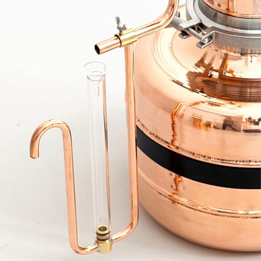 Essential Oil Distiller Kit for Steam Distillation Oil Making and Extracting - Home Distiller Equipment DIY Essential Oil from Herbs, Plants and Flowers… (5.3 Gall (20L))