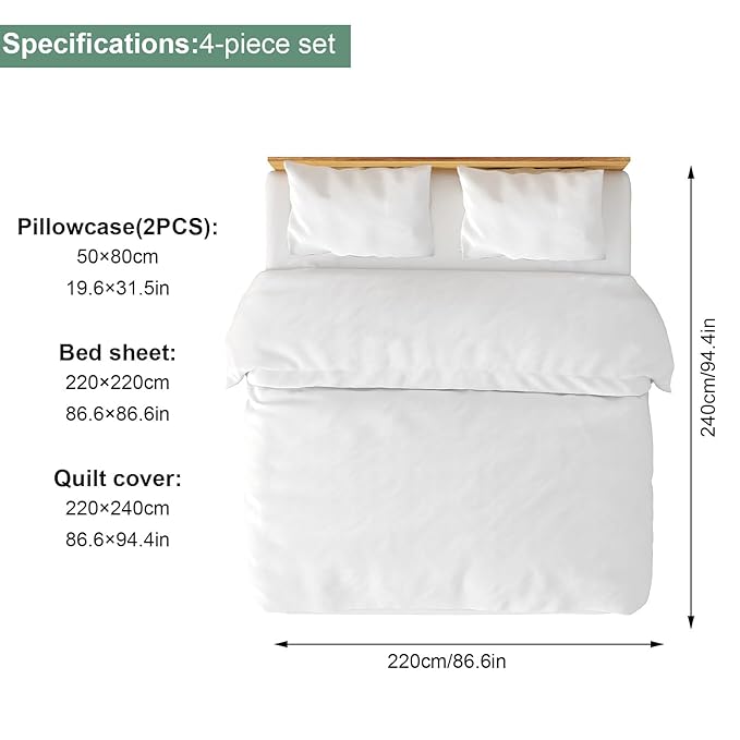 6 Pack (24 PCS) Disposable Bed Sheets for Travel, Queen Size Disposable Sheet with Quilt Cover and Pillowcase, Disposable Bedding Sheet, Travel Hotel Essentials for Hotel,Cruise