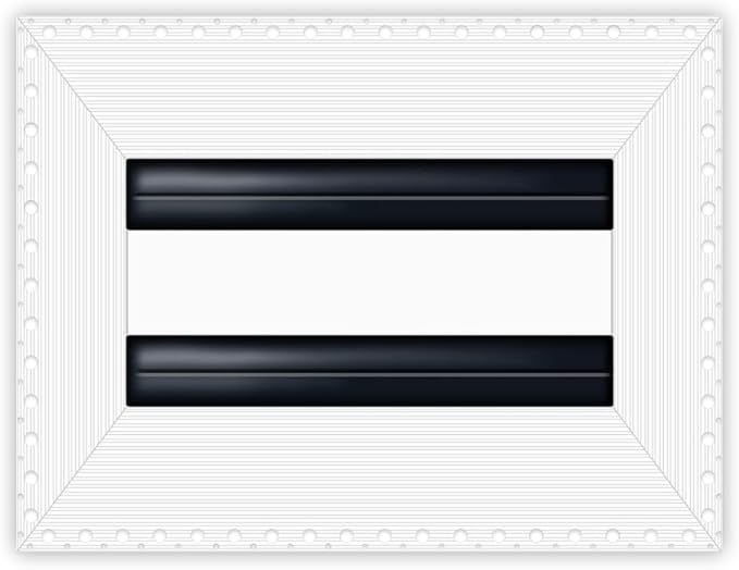 BUILDMART - 6x4 MUD-in Air Vent Cover - Drywall MUD in White Air Vent - MUD Linear Slot Diffuser - Register Grille for Ceiling and Walls - Texas Buildmart