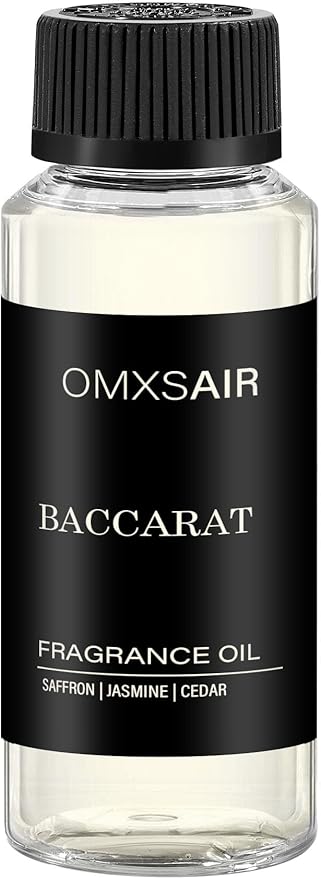 Baccarat Hotel Diffuser Oil Inspired by Baccarat NY hotel 4.1 Fl Oz(120ml) - Hotel Fragrance Diffuser Oil & Home Luxury Scents - Saffron, Cedar,Ambergris Essential Oils Blend for Aromatherapy Diffuser