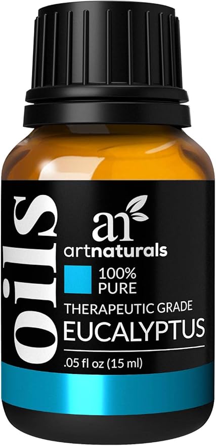 artnaturals 100% Pure Eucalyptus Essential Oil - (.5 Fl Oz / 15ml) - Undiluted Therapeutic Grade Fragrance - Soothe Calm and Humidify - for Aromatherapy Diffuser, Steam Room, Suana, HUmidifier