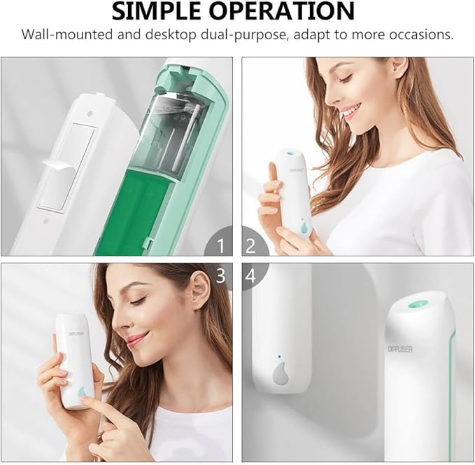 Automatic Aroma Diffuser with Timer Essential Oil Aromatherapy Diffuser for Home Use with Auto Shut- - Scent