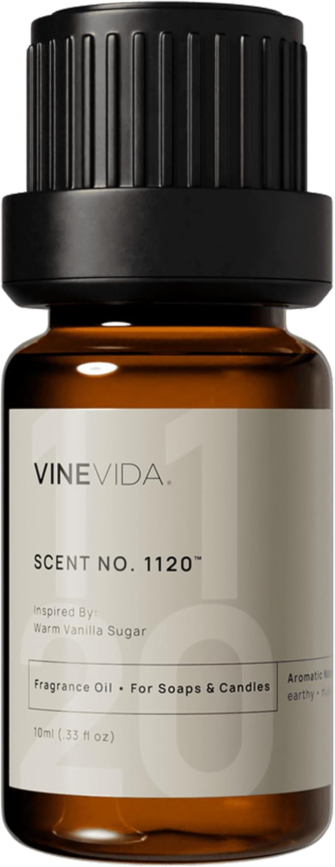 VINEVIDA [0.33oz] Warm Vanilla Sugar Fragrance Oil for Candle Making and Soap Making - Premium Candle Scents for Soy Candles