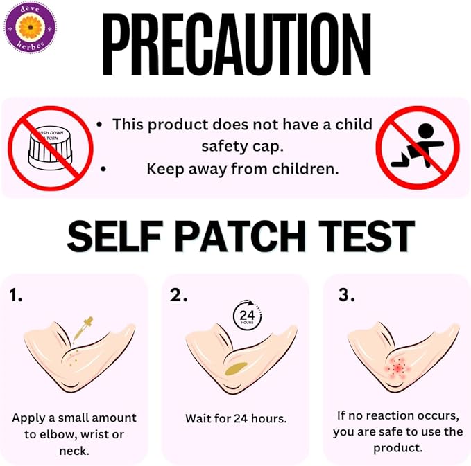 Deve Herbes Pure Helichrysum Essential Oil (Helichrysum italicum) with Glass Dropper Steam Distilled 5ml (0.16 oz)