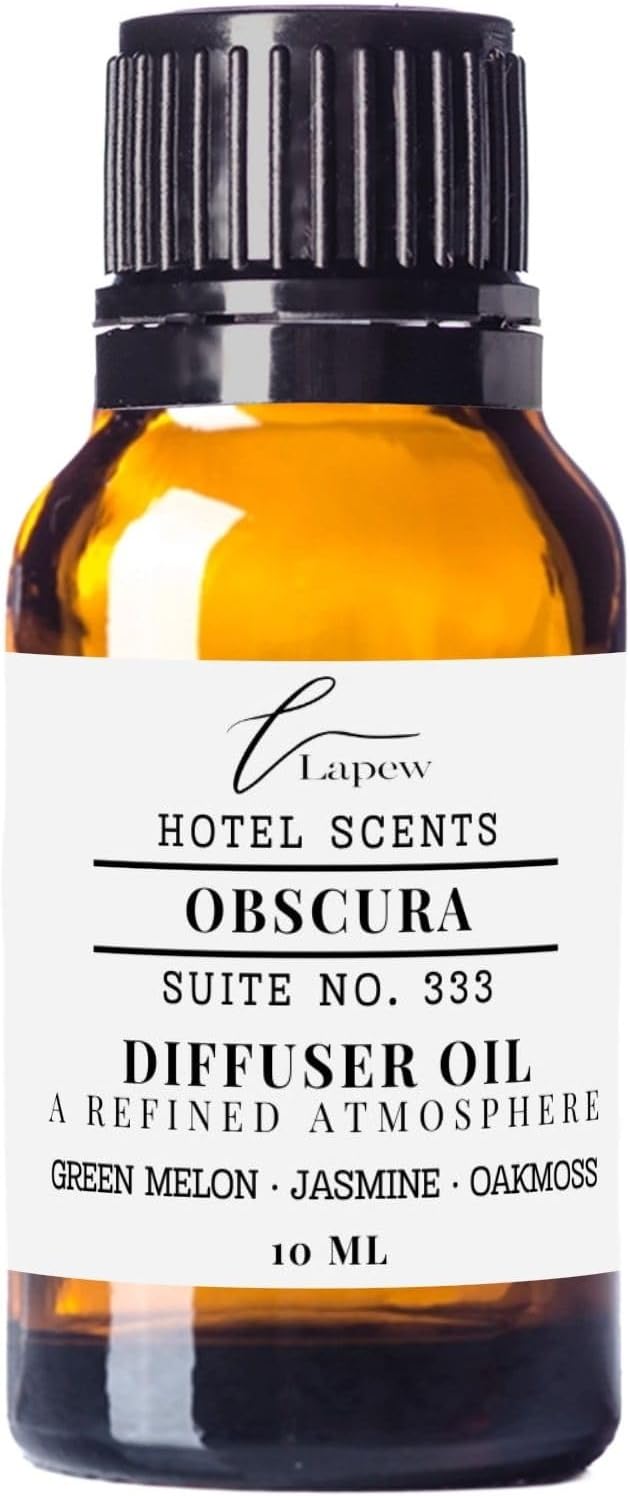 Lapew Hotel Scents Luxury Diffuser Oil | Obscura Suite 333 | Inspired by the St. Regis Hotel | Hotel Fragrance Oil for Nebulizer & Waterless Diffuser | 10ml