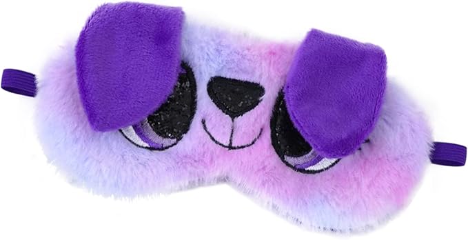 Cute Animal Sleeping Mask Soft Plush Blindfold Cute Rabbit Panda Koala Eye Cover Eyeshade for Kids Teens Girls Women (Big Eyes Rabbit)