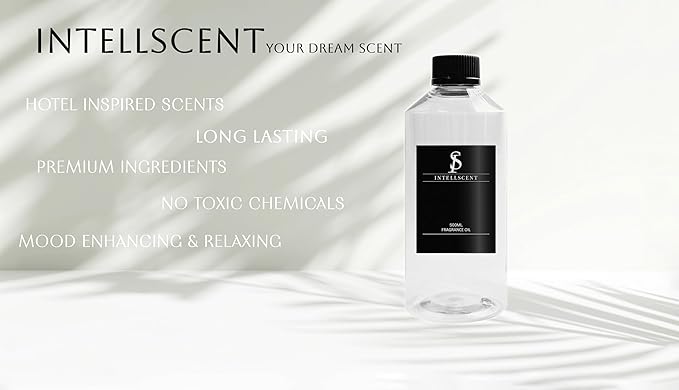 LLC ONE Aroma Diffuser, 500 ML Glass, LED Light Scenting Technology for Home, Office Use